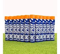 FORZA Line Spray MAX [ORANGE] 750ml Spray Paint (Pack of 1, 6, or 12) | Brighter Lines & Longer Lasting Cans! Quick Dry Aerosol Spray - for ANY line marking on Roads or Grass! (12)