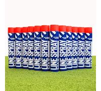FORZA Line Spray MAX [RED] 750ml Spray Paint (Pack of 1, 6, or 12) | Brighter Lines & Longer Lasting Cans! Quick Dry Aerosol Spray - for ANY line marking on Roads or Grass! (12)