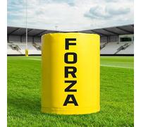 FORZA Low Height Rugby Tackle Bag - Pro Model Rugby Training Tackle Pad with Shock Reducing Foam Core, 615gsm Reinforced Cover & Padded Handles - Junior to Senior Contact Practice Bag (Yellow, Senior)