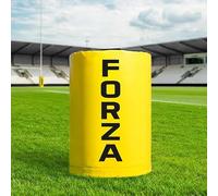 FORZA Low Height Rugby Tackle Bag - Pro Model Rugby Training Tackle Pad with Shock Reducing Foam Core, 615gsm Reinforced Cover & Padded Handles - Junior to Senior Contact Practice Bag (Yellow, Youth)