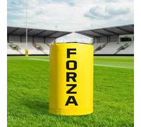 FORZA Low Height Rugby Tackle Bag - Pro Model Rugby Training Tackle Pad with Shock Reducing Foam Core, 615gsm Reinforced Cover & Padded Handles - Junior to Senior Contact Practice Bag (Yellow, Mini)