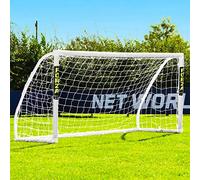 FORZA Match Football Goal [6 Sizes] - Lightweight & Weatherproof PVC Garden Goals | Optional Target Sheets (8ft x 4ft, Without Target Sheet)