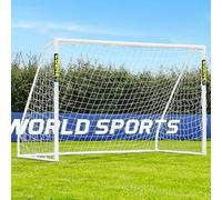 FORZA Match Football Goal [7 Sizes] | The World’s #1 Junior Goals! | 100% UK-Made, 2 Min Setup, Unbreakable Goalpost + Target Bundle - Buy Once, Play Forever! (3m x 2m (Futsal), Without Target Sheet)