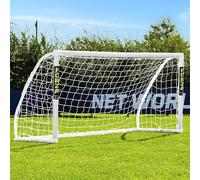 FORZA Match Football Goal [7 Sizes] | The World’s #1 Junior Goals! | 100% UK-Made, 2 Min Setup, Unbreakable Goalpost + Target Bundle - Buy Once, Play Forever! (8ft x 4ft, Without Target Sheet)