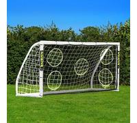 FORZA Match Football Goal [7 Sizes] | The World’s #1 Junior Goals! | 100% UK-Made, 2 Min Setup, Unbreakable Goalpost + Target Bundle - Buy Once, Play Forever! (8ft x 4ft, With Target Sheet)