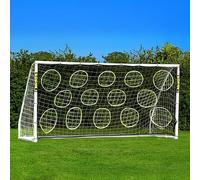 FORZA Match Football Goal [7 Sizes] | The World’s #1 Junior Goals! | 100% UK-Made, 2 Min Setup, Unbreakable Goalpost + Target Bundle - Buy Once, Play Forever! (12ft x 6ft, With Target Sheet)