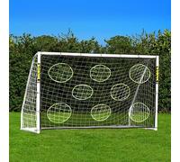 FORZA Match Football Goal [7 Sizes] | The World’s #1 Junior Goals! | 100% UK-Made, 2 Min Setup, Unbreakable Goalpost + Target Bundle - Buy Once, Play Forever! (8ft x 6ft, With Target Sheet)
