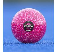 FORZA Match & Training Hockey Balls - Dimpled & Smooth | Complete Range - Tried & Tested By Hockey Wales (Pack of 1, Glitter Training Ball | Pink)
