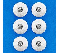 FORZA Match & Training Hockey Balls - Dimpled & Smooth | Complete Range - Tried & Tested By Hockey Wales (Pack of 6, Int. Match Ball | White)