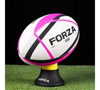 FORZA Match/Training Rugby Balls - 7 Rugby Balls | Multiple Sizes | Professional Standard (Size 4, FORZA Club Rugby Ball (Pink))