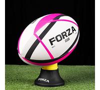 FORZA Match/Training Rugby Balls - 7 Rugby Balls | Multiple Sizes | Professional Standard (Size 5, FORZA Club Rugby Ball (Pink))