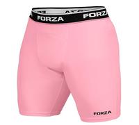 FORZA Men’s Base Layer Shorts - Quick Dry, Swat Wicking Compression Shorts Ideal for Football Training - Sizes XS to XXL - Multi Colours (UK, Alpha, XXL, Regular, Regular, Light Pink)