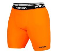 FORZA Men’s Base Layer Shorts - Quick Dry, Swat Wicking Compression Shorts Ideal for Football Training - Sizes XS to XXL - Multi Colours (UK, Alpha, L, Regular, Regular, Orange)