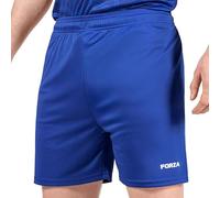 FORZA Men's Geo Football Shorts [XS-XXL] | Quick-Dry Sports Shorts with Elasticated Waist & Adjustable Drawcord - Lightweight & Breathable (UK, Alpha, XXL, Regular, Regular, Royal Blue)