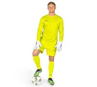 FORZA Men's Long Sleeve Goalkeeper Kit [XS-XXL] | Elite Performance Football Jersey, Shorts & Socks - Available in 4 Bold Colours (UK, Alpha, XL, Regular, Regular, Fluro Yellow)