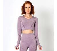 Forza Naadloze Crop Top - Misty Rose - Medium