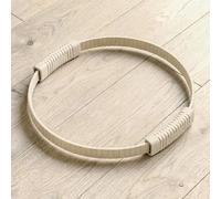 FORZA Pilates Exercise Ring 34cm - Premium Silicone Resistance Ring with Ergonomic Pads for Core Strength, Toning, Yoga, Pilates & Rehabilitation (Beige)