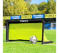 FORZA POD Goal Lite - High-Performance Quick-Fold Football Goal for Garden, Park & Training Drills (Fluro Yellow, 4 x 2)