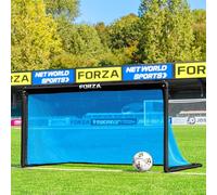 FORZA POD Goal Lite - High-Performance Quick-Fold Football Goal for Garden, Park & Training Drills (Sky Blue, 6 x 3)