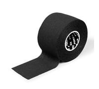 FORZA Premium Zinc Oxide Athletic Tape - 100% Cotton, Sweat & Water Resistant - Multipack Options - Support Tape for Sports, Rehabilitation & Joint Stability (Pack of 6, Black, 3.8cm x 10m)