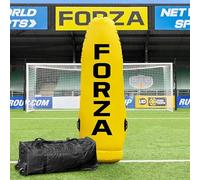 FORZA Pro Air Football Mannequins | Inflatable Free Kick Dummies | Junior, Senior & Jumbo | 1, 3 or 5 Pack | No Bag, Carry Bag or Wheel Bag (5, Yellow (Luxury Wheeled Bag), Jumbo)