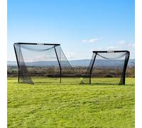 FORZA Pro Golf Practice Net Return Wall - Automatic Ball Return Golf Training Aid with Heavy-Duty Frame & 22mm Mesh Netting (With Carry Bag, Standard (7ft x 7ft))