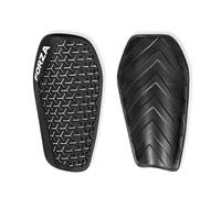 FORZA Pro-Mould Shin Pads | Lightweight TPU Memory-Flex Design for Elite Football Protection - Black-Out Finish - One Size