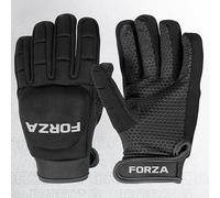 FORZA PU Hockey Gloves | Left Handed Field Hockey Gloves | Multiple Sizes (M, Full Finger Glove - Grey)