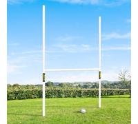 FORZA PVC Rugby Posts -Lightweight & Weatherproof Rugby Posts for Garden | Goal Posts For Kids | 8x5, 10x6 & 12x6 (12 x 6)