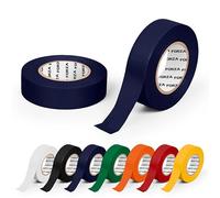 FORZA PVC Sock Tape - 1.9cm x 20m Stretch Sports Tape | Weatherproof, Latex-Free Adhesive - Ideal for Football, Rugby & Sports - FA & FAW Compliant (1, Navy Blue)