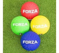 FORZA Rubber Dodgeballs - Anti-Sting Playground Balls for Dodgeball, PE, Schools & Garden Games, Textured Grip, 5in or 8.5in, Packs of 4, 8 or 12, Red Blue Yellow Green. (12, 5in)