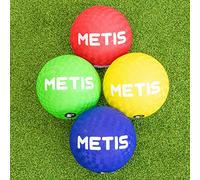 FORZA Rubber Dodgeballs - Anti-Sting Playground Balls for Dodgeball, PE, Schools & Garden Games, Textured Grip, 5in or 8.5in, Packs of 4, 8 or 12, Red Blue Yellow Green. (8, 8.5in)