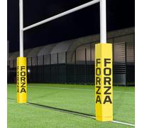 FORZA Rugby Post Protector Pads | World Rugby Regulation Foam Padding - Weatherproof PVC Covers - Fits Posts Up To 10cm Diameter - Easy Hook & Loop Fastening (Pack of 1)