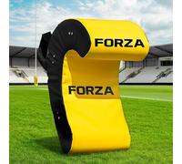 FORZA Rugby Ruck & Roll Pads | C-Shaped Contact Training Pads for Tackling, Rucking & Breakdown Drills | Junior & Senior Sizes (Yellow, Senior)