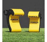FORZA Rugby Ruck & Roll Pads - Junior (2kg) / Senior (5kg) Sizes | Rugby Training Equipment For Clearing/Ball Presentation/Counter Rucking | C-Shape Rugby Tackle Bags (Junior)