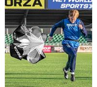FORZA Speed Chute Resistance Parachute - Wind Resistance Training Tool - Adjustable Strap & Carry Bag Included | Football Training Equipment | Running Accessories