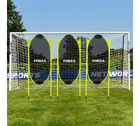 FORZA Spring Back Football Mannequins - 3x Pack | 5ft Pop-Up Free Kick Mannequins Set | Football Training Equipment | Perfect For Football Clubs & Home Practice