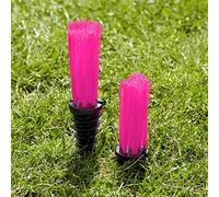 FORZA StadiumMax Grass Marking Tufts [25 Pack] - Screw-in Ground Marking Carrots - Six Colour Options (Pink)