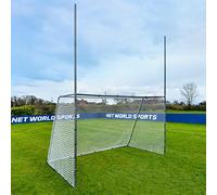 FORZA Steel42 Combi Goals - Football & Rugby Combination Goal Posts | Gaelic & Hurling Steel Posts | Multi-Sport Goals For Kids & Training | Rugby/Football Equipment (12ft x 6ft)