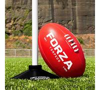 FORZA Torpedo AFL Training Football | Weatherproof Aussie Rules Footballs | 100% Hand Stitched (Pack Of 5, Size 4)