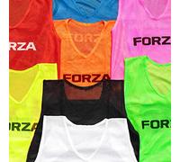 FORZA Training Bibs [5 Pack] - Multi Sport Vests in Yellow, Adult (Small/Medium)