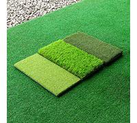 FORZA Tri Turf Golf Hitting Mat - Foldable 60cm x 40cm Practice Pad
