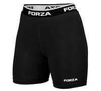 FORZA Women’s Base Layer Shorts - Breathable, Sweat-Wicking Compression Undershorts for Sport, Gym & Running - Stretch Comfort & Support (XS-XL) (UK, Alpha, S, Regular, Regular, Black)