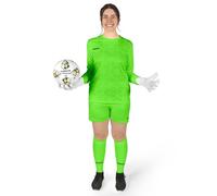 FORZA Women’s Football Goalkeeper Kit | Premium Long Sleeve Jersey Uniform Bundle Including Goalie Shirt, Shorts & Sock Set [4 Colours] - Sizes XS-XL (UK, Alpha, S, Regular, Regular, Fluro Green)
