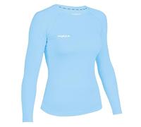 FORZA Women's Base Layer Long Sleeve Top - Quick Dry Sweat-Wicking Compression Shirt for Sports & Training - XS to XL - Multiple Colours (UK, Alpha, XL, Regular, Regular, Light Blue)