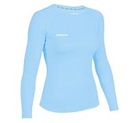 FORZA Women's Base Layer Long Sleeve Top - Quick Dry Sweat-Wicking Compression Shirt for Sports & Training - XS to XL - Multiple Colours (UK, Alpha, XS, Regular, Regular, Light Blue)