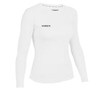 FORZA Women's Base Layer Long Sleeve Top - Quick Dry Sweat-Wicking Compression Shirt for Sports & Training - XS to XL - Multiple Colours (UK, Alpha, XL, Regular, Regular, White)