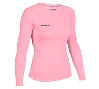 FORZA Women's Base Layer Long Sleeve Top - Quick Dry Sweat-Wicking Compression Shirt for Sports & Training - XS to XL - Multiple Colours (UK, Alpha, L, Regular, Regular, Pink)
