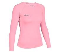 FORZA Women's Base Layer Long Sleeve Top - Quick Dry Sweat-Wicking Compression Shirt for Sports & Training - XS to XL - Multiple Colours (UK, Alpha, XS, Regular, Regular, Pink)