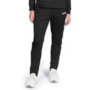 FORZA Women's Tracksuit Bottoms - Premium Polyester, Quick-Dry & Sweat-Wicking - Ideal for Sports, Gym & Leisure - Black & Navy Blue (XS-XL) (UK, Alpha, S, Regular, Regular, Black)